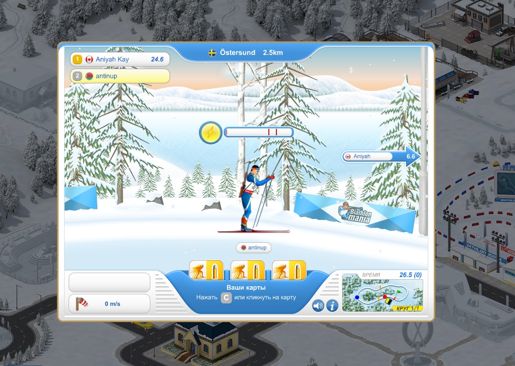 картинки и скриншоты онлайн игры Biathlon mania